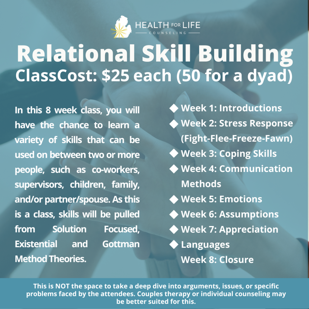 Couples Relationship Skills Building Class